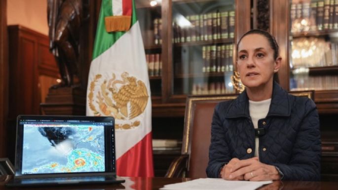 Sheinbaum emite recomendaciones a Guerrero y Oaxaca por huracán Erick (Video)