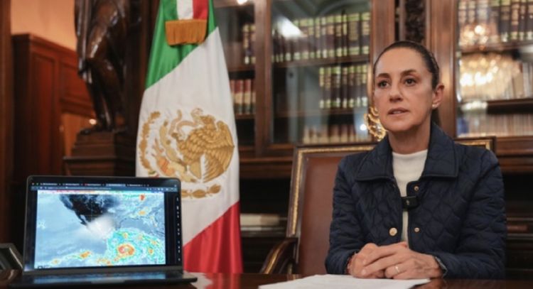 Sheinbaum emite recomendaciones a Guerrero y Oaxaca por huracán Erick (Video)