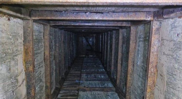 Descubren narcotúnel de 600 metros de longitud que conecta Tijuana con EU