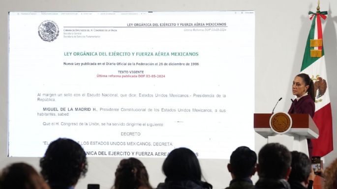 Por ignorancia, críticas a la Ley de la Guardia Nacional: Sheinbaum