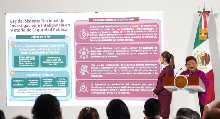 Reforma a Ley de Investigación e Inteligencia no invade seguridad de las personas: Ernestina Godoy