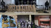 Foto ilustrativa de la nota titulada: Decomisan armas, explosivos y droga en cateos realizados en Xochitepec, Morelos