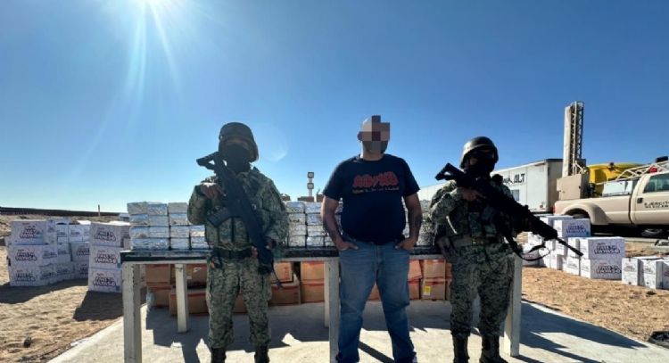 Hallan 500 kilogramos de cocaína en tractocamión en San Luis Río Colorado