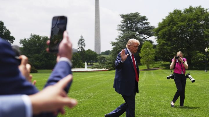 Trump se reune con su gabinete de seguridad nacional y asesores, ante situación en Los Ángeles