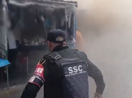 Flamazo en Cetram Zaragoza deja tres lesionados (Video)