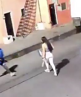 Video capta feminicidio en Guadalajara: sujeto discute con mujer y la asesina con arma larga