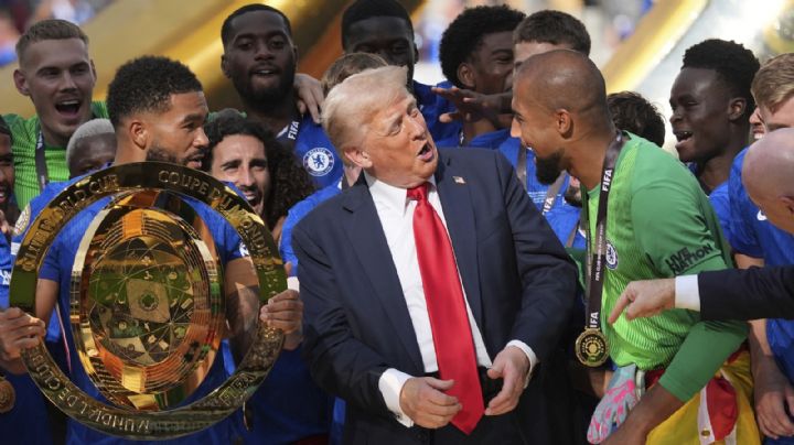 Cole Palmer quedó sorprendido al compartir podio del Mundial de Clubes con Trump (Video)