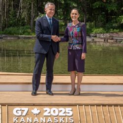 Sheinbaum conversó con el primer ministro de Canadá, Mark Carney