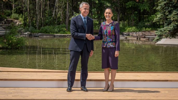 Sheinbaum conversó con el primer ministro de Canadá, Mark Carney