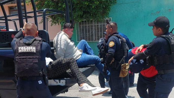 Balacera y persecución en Jiutepec; hay seis detenidos