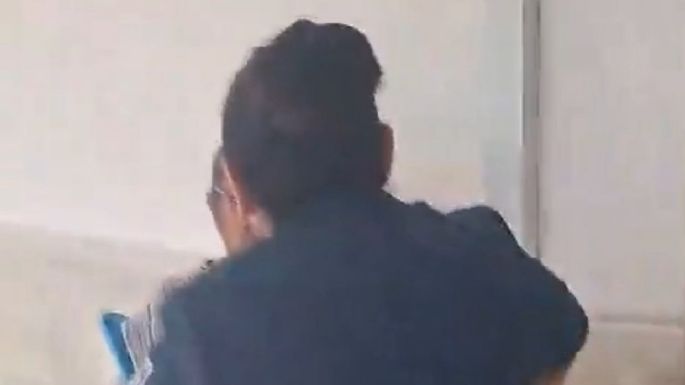 Trabajadora del IMSS-Bienestar en Veracruz golpea a familiar de paciente (Video)