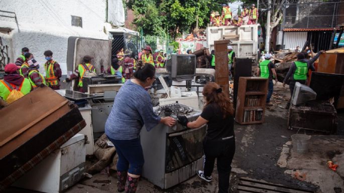 Brugada confirma daños en 87 inmuebles de Magdalena Contreras por las lluvias