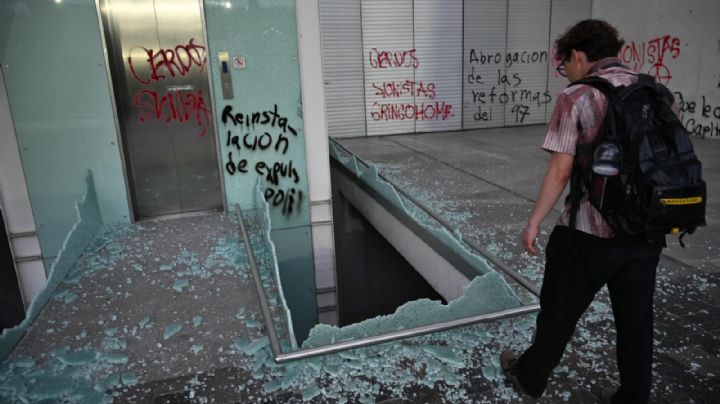 Vandalizan el MUAC en nueva marcha contra gentrificación (Fotos y Video)