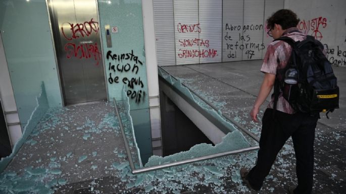 La CDMX apoya a la UNAM para denunciar destrozos en la marcha contra la gentrificación