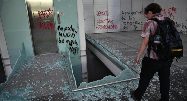 La CDMX apoya a la UNAM para denunciar destrozos en la marcha contra la gentrificación