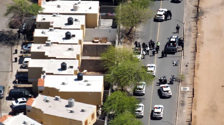 Con apoyo de drones, capturan a dos hombres en Hermosillo; robaron una motocicleta