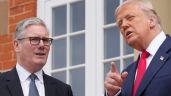 Foto ilustrativa de la nota titulada: Trump presume sus campos de golf ante líder británico mientras se agrava la crisis en Gaza