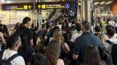 Foto ilustrativa de la nota titulada: Reportan fallas y colapso en el Aeropuerto Internacional de Madrid