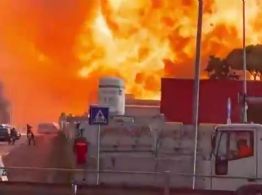 Potente explosión de una gasolinera es captada en videos en Roma, Italia; hay 25 heridos