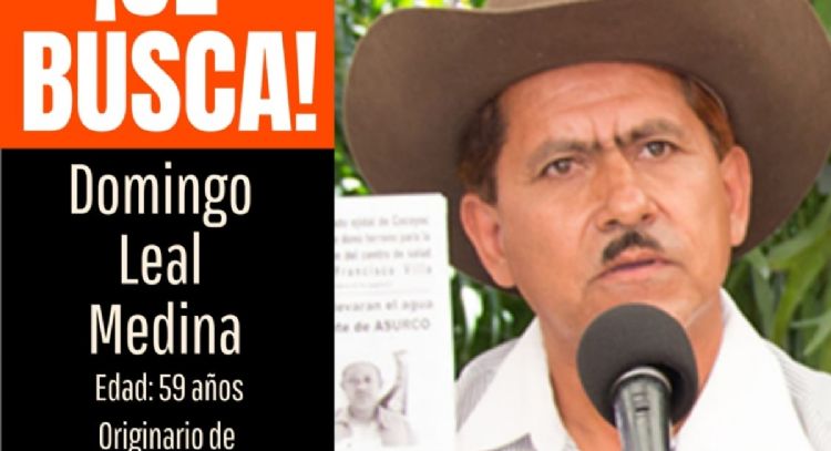 Desaparece Domingo Leal Medina, defensor del agua y la tierra en Morelos