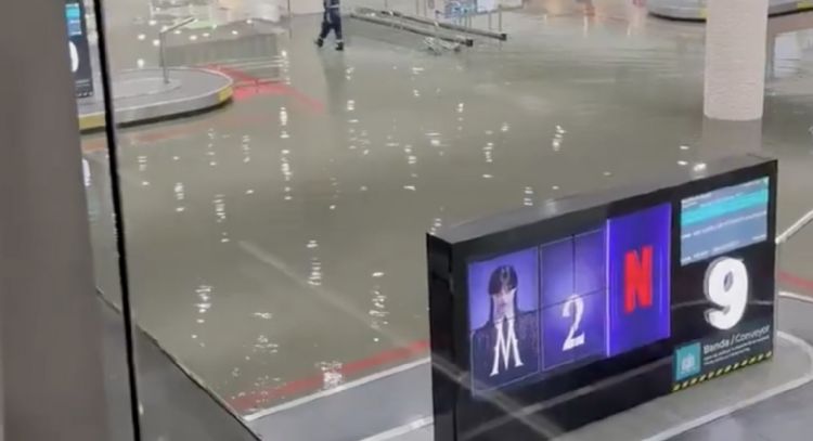 Suspenden operaciones en el AICM y activan alerta púrpura en Cuauhtémoc por lluvias fuertes (Video)