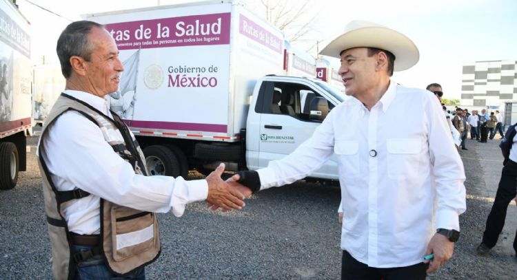 Gobernador Durazo y Presidenta Sheinbaum garantizan abasto de medicamentos con arranque del programa “Rutas de la Salud”