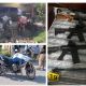 Aseguran arsenal y vehículos robados en Encarnación de Díaz, Jalisco