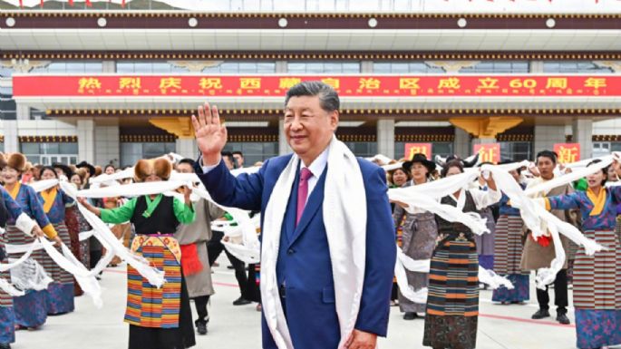 Xi Jinping pide una "unidad interétnica" con motivo del 60 aniversario de gobierno chino sobre Tíbet