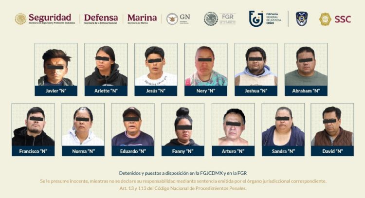 Vinculan a proceso a seis de los 13 detenidos por el homicidio de funcionarios de Clara Brugada