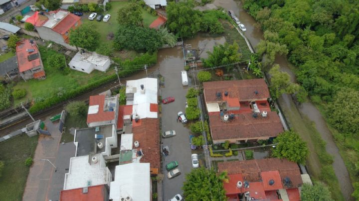 Lluvias dejan 280 viviendas y varios automóviles afectados en siete municipios de Morelos
