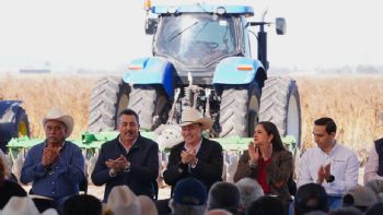 Durazo y Sheinbaum respaldan al campo sonorense con más de 300 millones en apoyos por sequía