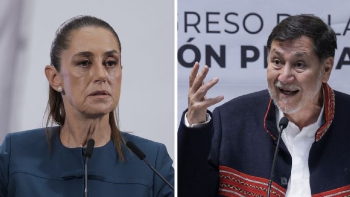“No coincido para nada”: esto dijo Sheinbaum de las declaraciones de Noroña sobre fractura en la 4T