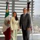 Gobernadora de Aguascalientes sostiene encuentro con el secretario de Economía, Marcelo Ebrard