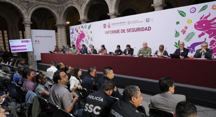 Desarticulan 24 células delictivas y disminuyen homicidios, según informe de seguridad de Brugada
