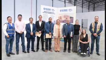Gobernadora de Chihuahua supervisa obra del Centro de Convenciones de ciudad Cuauhtémoc