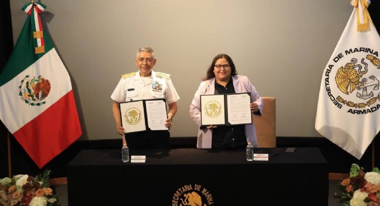 Semar y SeMujeres firman convenio para prevenir violencia de género en la Marina