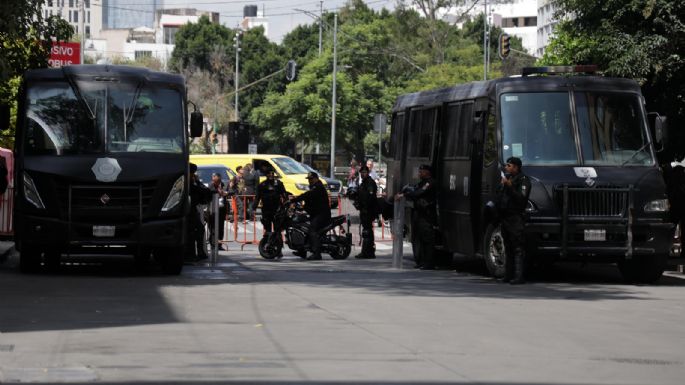 Blindan Senado con Guardia Nacional y Seguridad Pública para toma de protesta de juzgadores del PJ