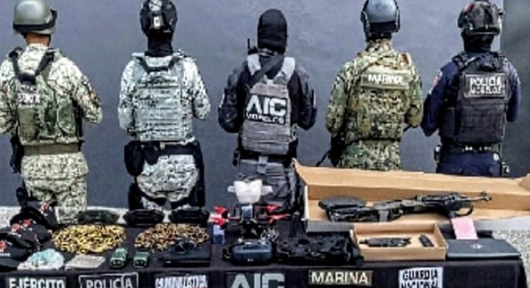 Autoridades detectan por primera vez dron modificado para transportar explosivos en Morelos