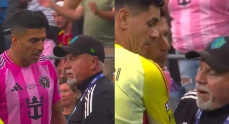 Luis Suárez escupe a personal de staff del Seattle Sounders tras perder la final de la Leagues Cup