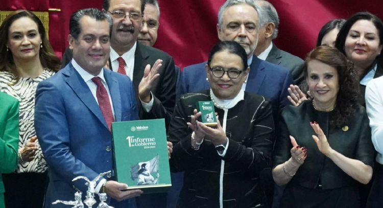 Rosa Icela Rodríguez entrega al Congreso el primer informe de la presidenta Claudia Sheinbaum