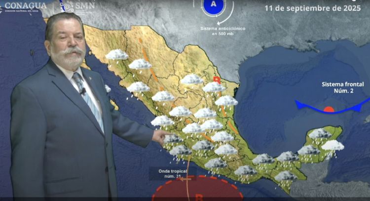 Ciclón tropical Mario amenaza en el Pacífico; alerta en 11 estados por lluvias intensas este jueves
