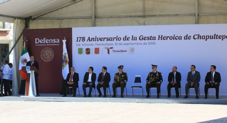 Preside Américo ceremonia del 178 aniversario de la Gesta Heroica de los Niños Héroes de Chapultepec