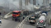 Foto ilustrativa de la nota titulada: Mueren dos personas más por la explosión de la pipa en Iztapalapa; suman 17 las víctimas mortales
