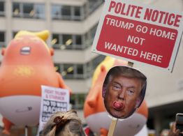 Segunda visita de Trump al Reino Unido genera protestas y arrestos
