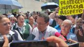 Foto ilustrativa de la nota titulada: Maestros y personal médico de Culiacán protestan para exigir seguridad