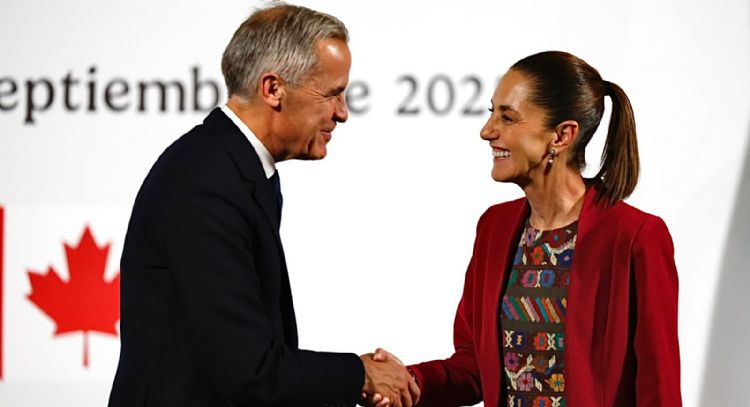 Sheinbaum y Carney acuerdan plan de acción para agilizar comercio y abren diálogo sobre seguridad