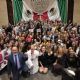 Diputados morenistas felicitan a Sheinbaum por su primer informe de gobierno