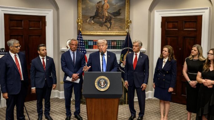 Trump dice a las embarazadas que “aguanten”, otro ejemplo de hombres opinando sobre dolor femenino
