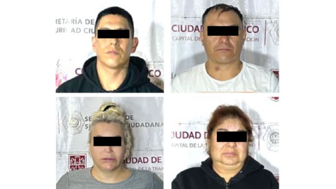 Caen en Iztacalco cuatro presuntos integrantes de Los Tanzanios
