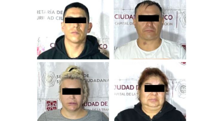 Caen en Iztacalco cuatro presuntos integrantes de Los Tanzanios